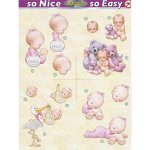 3D Precut Sheet - Baby Girl - Nice & Easy