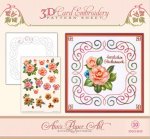 Camellia Paper Embroidery Pattern
