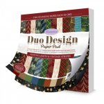 Duo Design Paper Pad - Festive Lights & Vintage Stripes