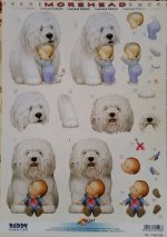 3D Cutting Sheet - Babies and Shaggy Dogs - Morehead