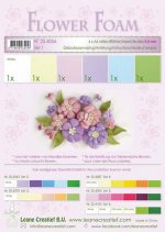 Flower Foam Set 1 Pastel Colors