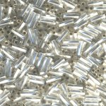 2x6mm Twisted Bugle S/L Crystal 125g