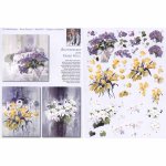 3D Precut Sheet - Hydrangeas/ Tulips/Hibiscus