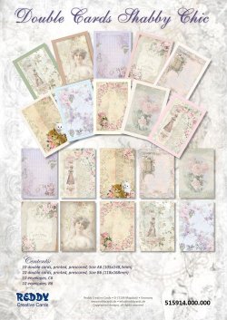 Double Cards - Shabby Chic