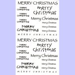 Merry Christmas Stickers - GT