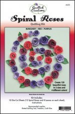 Spiral Roses Kit (Burgandy/Red/Purple) - Quilled Creations