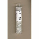 15/0 Gilt Lined White Opal