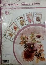 3D CardMaking Book - Vintage Flower Cards