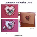 Romantic Valentine Card Pattern
