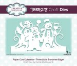 Paper Cuts Edger - Three Little Snowmen
