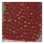 Dark Red Coral - 4mm Bicone Crystals - 144 pcs