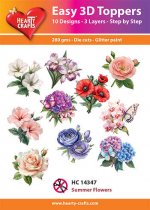 Summer Flowers 3D Toppers