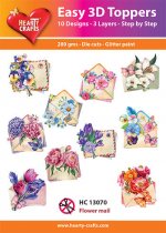 Flower Mail 3D Toppers