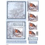 3D Pyramid Card Kit - Winter Robin