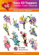 Spring Flowers 3D Toppers