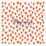 Background Embossing Folder - Trendy Hearts