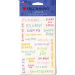 Multi Baby Captions Stickers - GT