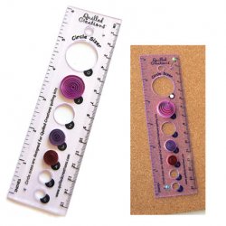 Quilling Circle Sizer Ruler Quilled Creations Qc310 Quilling Circle Sizer Paperquilling Ca Center The Best Source For Quilling Supplies In Canada Center