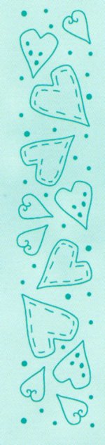 Border Embossing Folder - Hearts