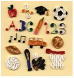 School Spirit Quilling Kit - Quilled Creations