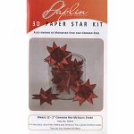3D Paper Star Kit - Crimson
