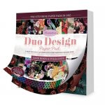 Duo Design Paper Pad - Dark Roses & Polka Dots