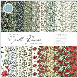 Craft Consortium Paper Pad - Festive Flora