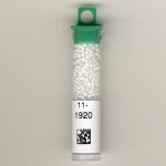11/0 SF White Lined Crystal