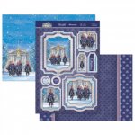 Greetings of the Season Luxury Topper Set