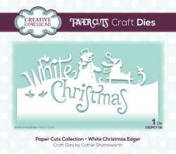 Paper Cuts Edger - White Christmas
