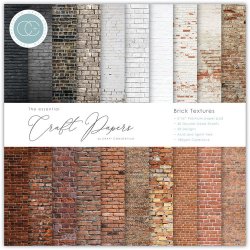 Craft Consortium Paper Pad - Brick Textures