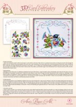 Morning Glory Paper Embroidery Pattern