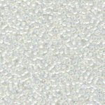 11/0 White Lined Crystal AB 125g