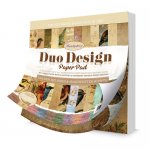Duo Design Paper Pad - Golden melodies & Handwritten Scripts