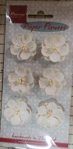 Paper Flowers - White - Large