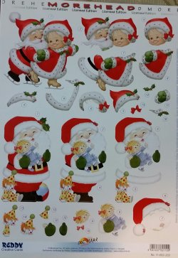 3D Cutting Sheet - Santa & Mrs Claus