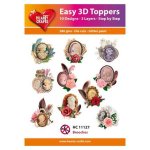 Brooches 3D Toppers