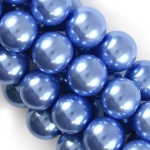 Glass Pearl 4mm Light Blue -2 strands