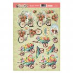 Wheelie Great Days Decoupage Topper Sheet