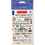 Dad Card Captions Stickers - GT