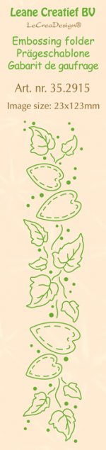 Border Embossing Folder - Ivy & Hearts