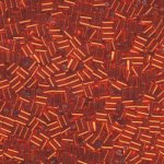 #1 Bugle (3mm) Silver Lined Flame Red 125g