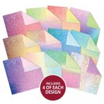 Duo Design Paper Pad - Glittertastic & Pastel Ombre