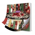 Poinsettia Sparkle 8x8 Paper Pad